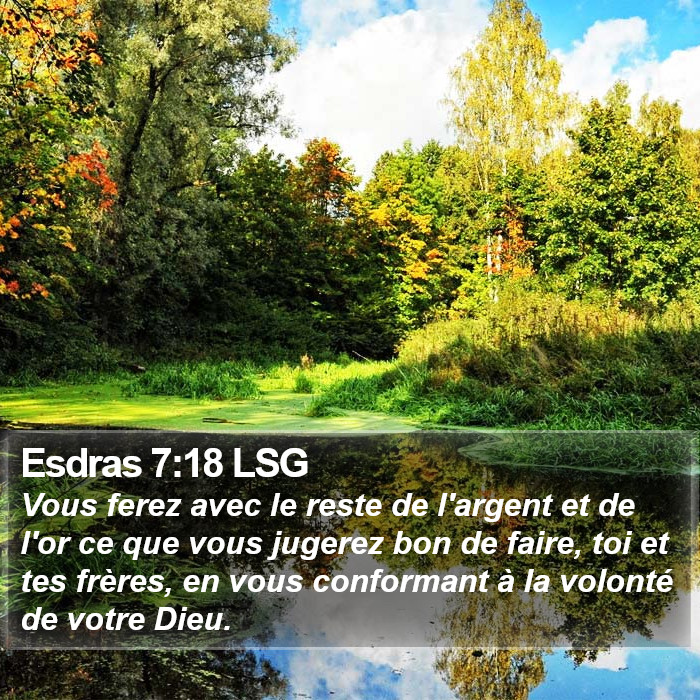 Esdras 7:18 LSG Bible Study