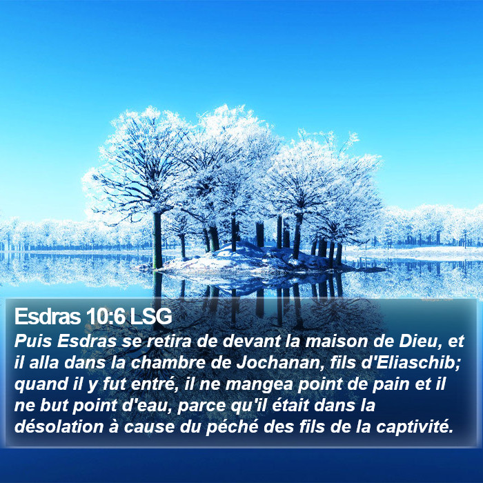 Esdras 10:6 LSG Bible Study