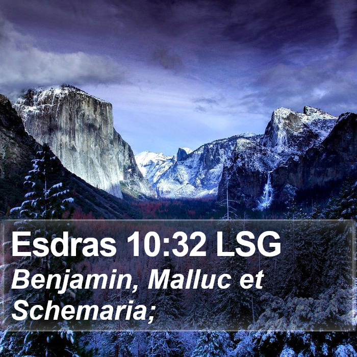 Esdras 10:32 LSG Bible Study