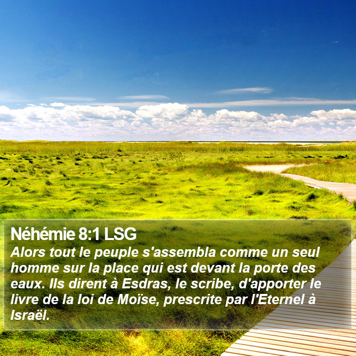 Néhémie 8:1 LSG Bible Study