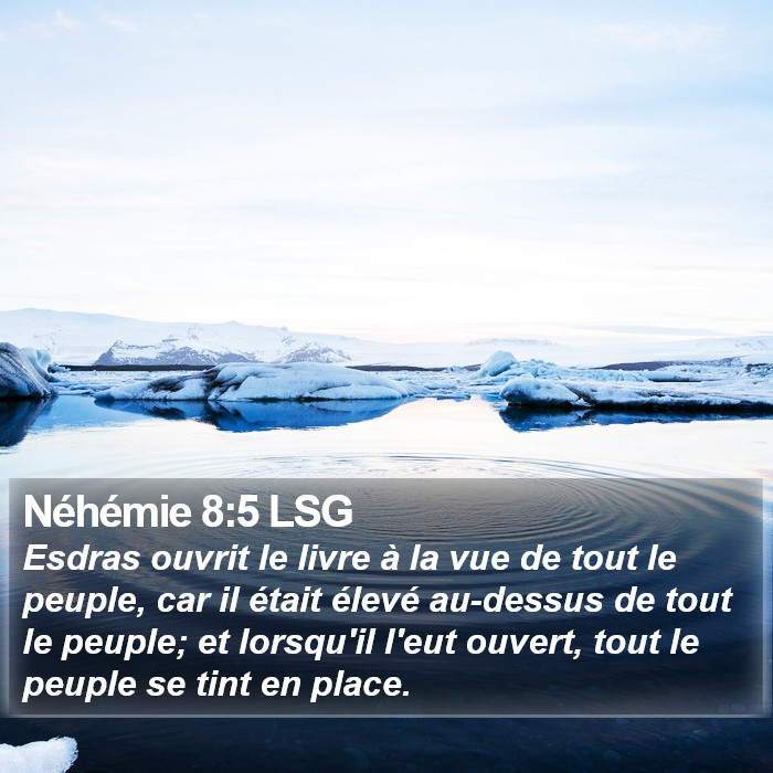 Néhémie 8:5 LSG Bible Study