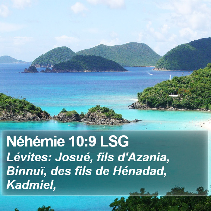 Néhémie 10:9 LSG Bible Study