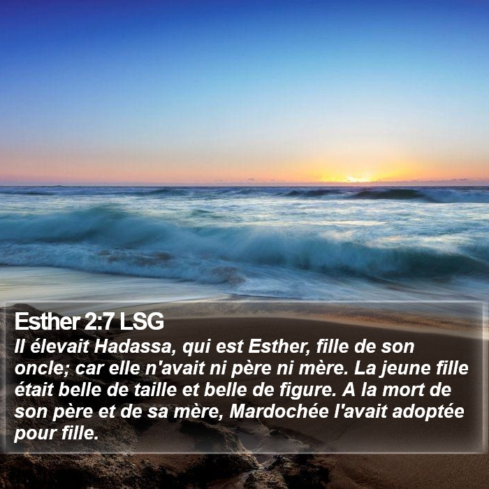 Esther 2:7 LSG Bible Study
