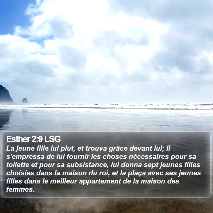 Esther 2:9 LSG Bible Study