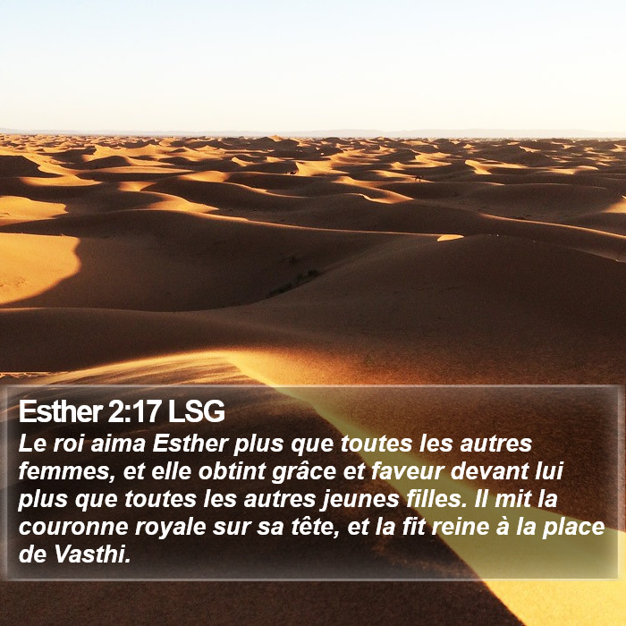 Esther 2:17 LSG Bible Study