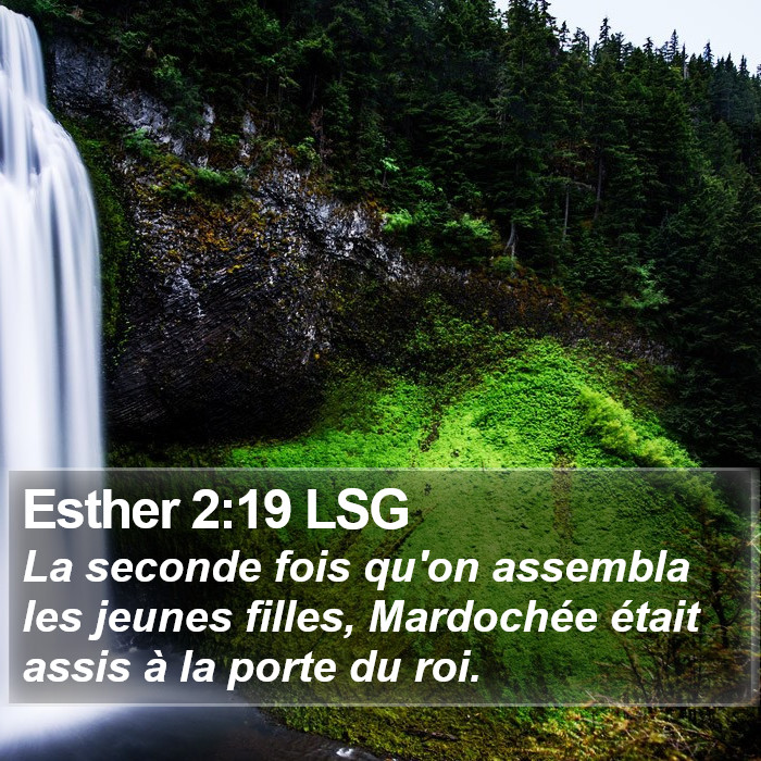 Esther 2:19 LSG Bible Study