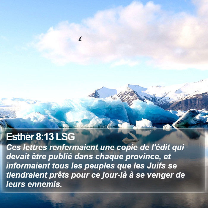 Esther 8:13 LSG Bible Study