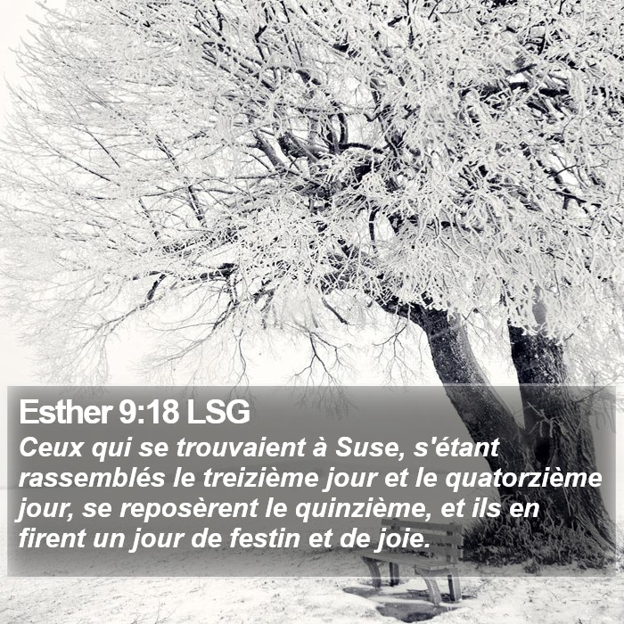 Esther 9:18 LSG Bible Study