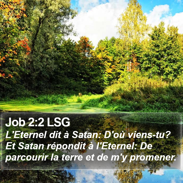 Job 2:2 LSG Bible Study