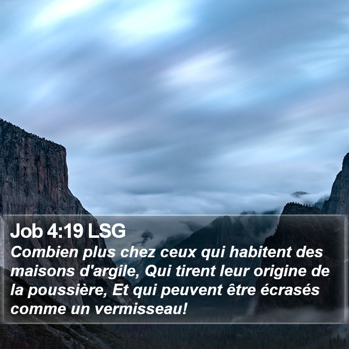 Job 4:19 LSG Bible Study