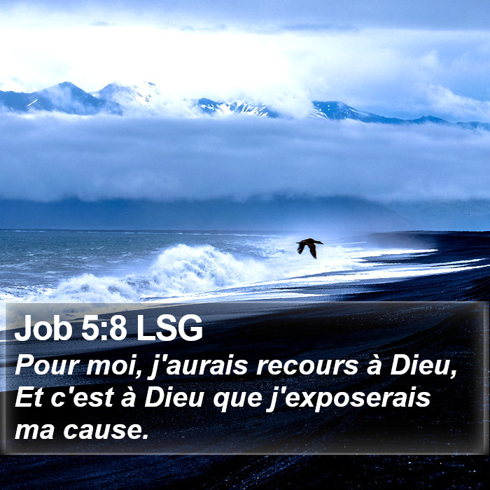 Job 5:8 LSG Bible Study