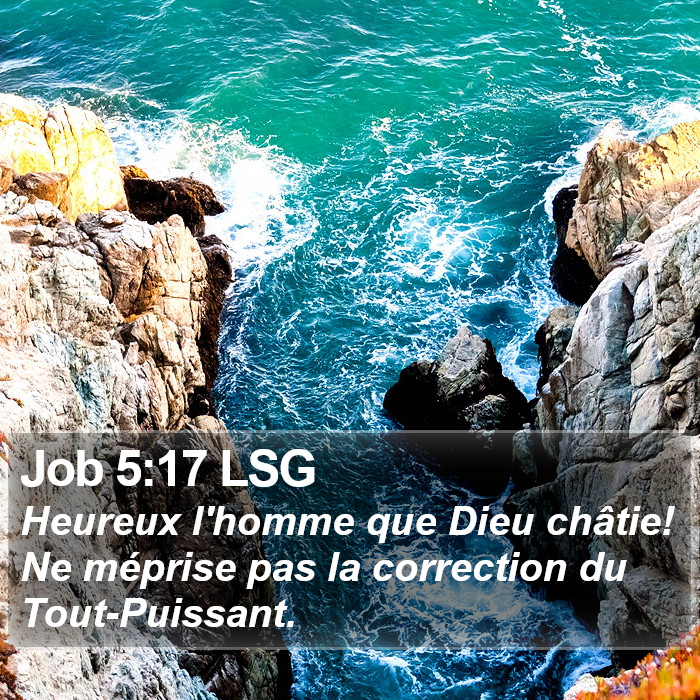 Job 5:17 LSG Bible Study