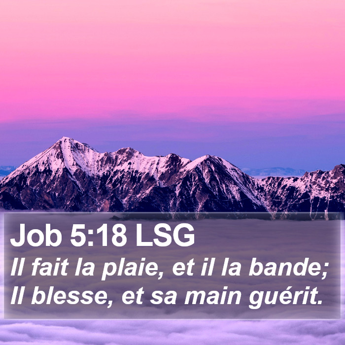 Job 5:18 LSG Bible Study