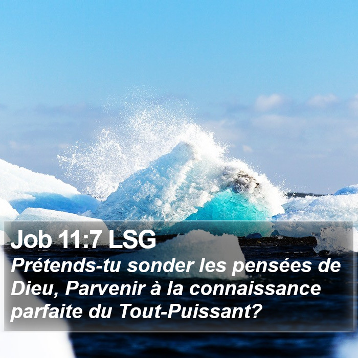 Job 11:7 LSG Bible Study