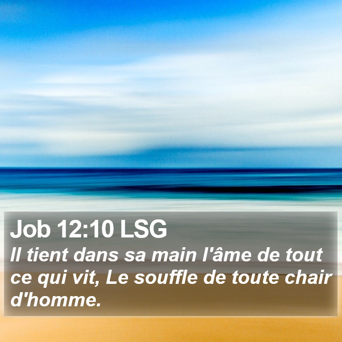 Job 12:10 LSG Bible Study