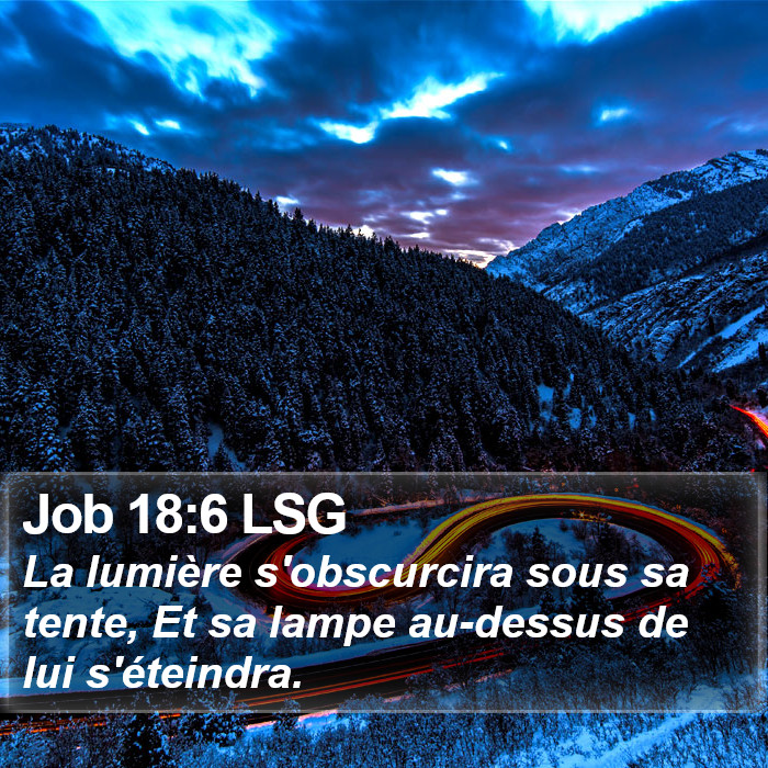 Job 18:6 LSG Bible Study