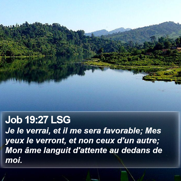 Job 19:27 LSG Bible Study