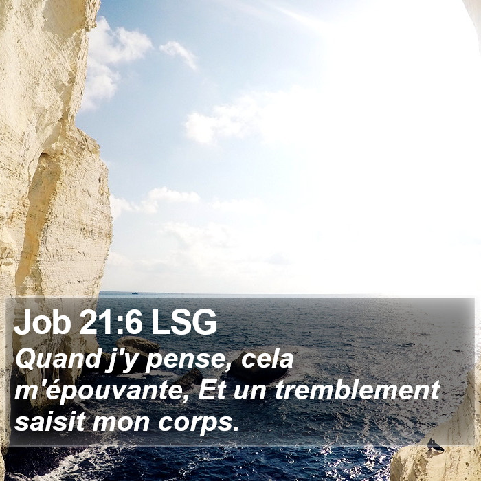 Job 21:6 LSG Bible Study