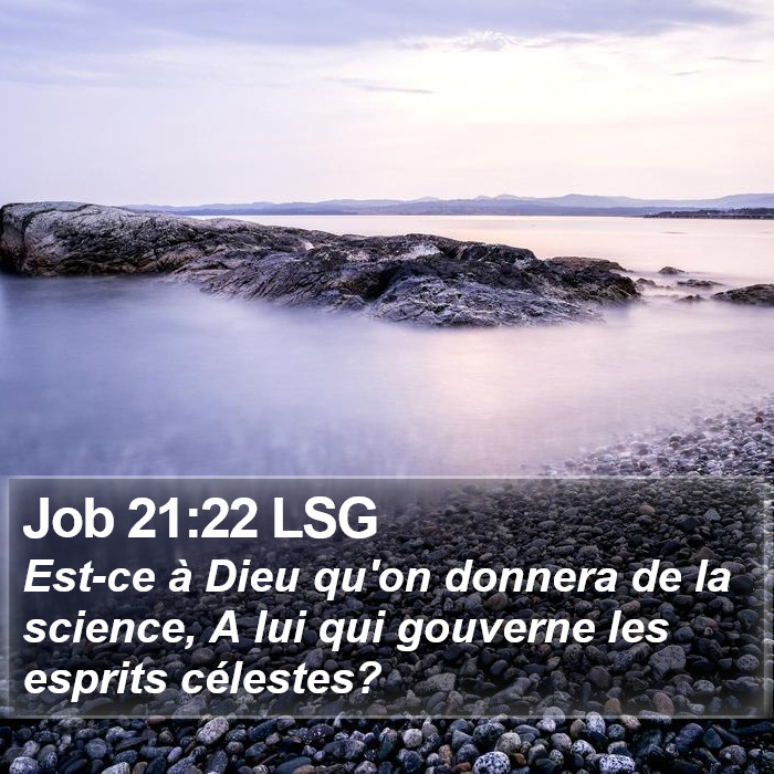 Job 21:22 LSG Bible Study