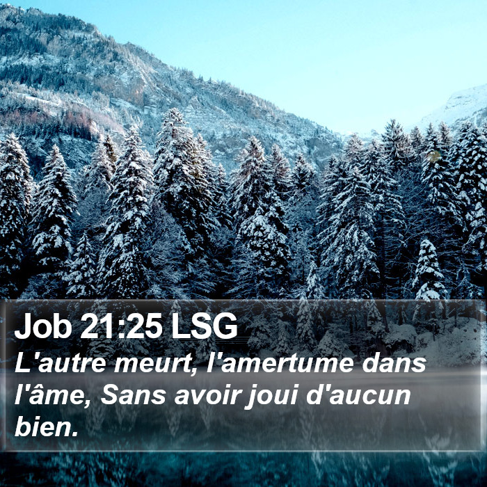 Job 21:25 LSG Bible Study