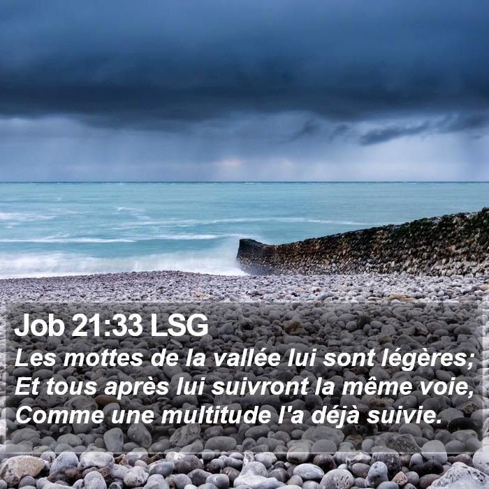 Job 21:33 LSG Bible Study