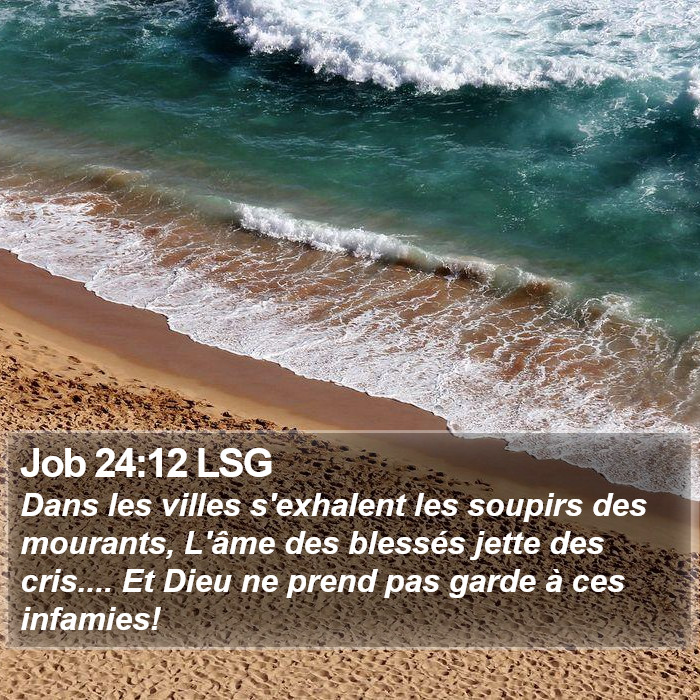 Job 24:12 LSG Bible Study