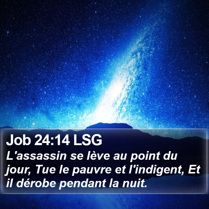 Job 24:14 LSG Bible Study