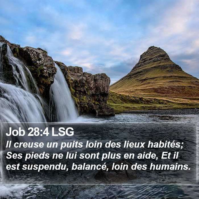 Job 28:4 LSG Bible Study