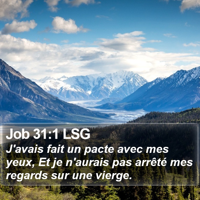 Job 31:1 LSG Bible Study