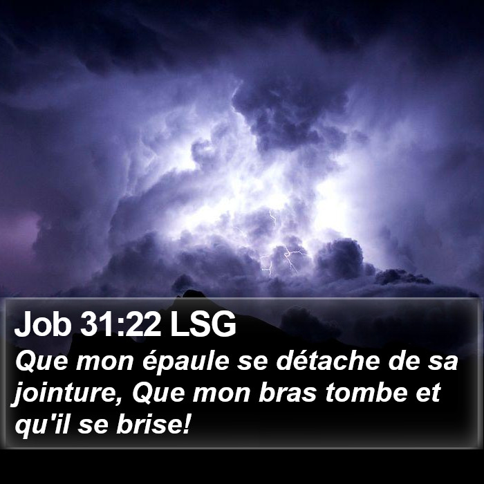 Job 31:22 LSG Bible Study