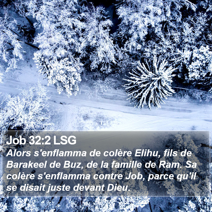 Job 32:2 LSG Bible Study