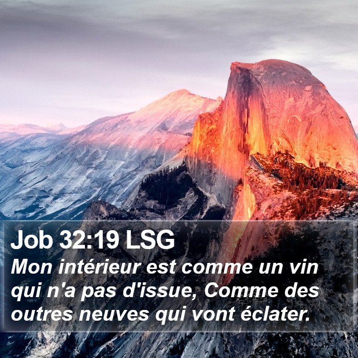 Job 32:19 LSG Bible Study