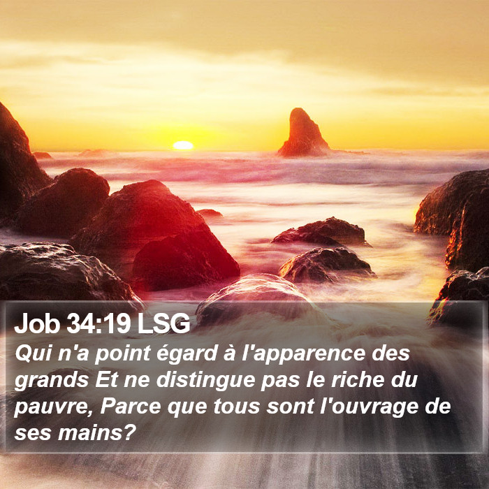 Job 34:19 LSG Bible Study