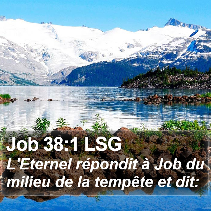 Job 38:1 LSG Bible Study