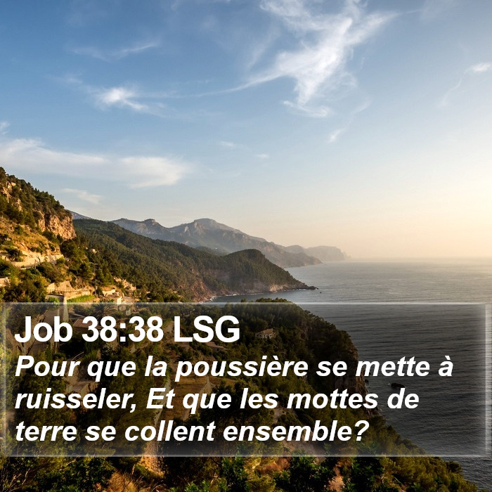 Job 38:38 LSG Bible Study