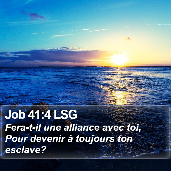 Job 41:4 LSG Bible Study