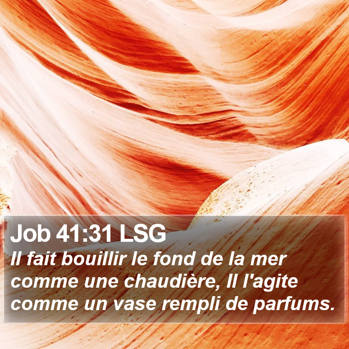 Job 41:31 LSG Bible Study