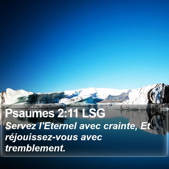 Psaumes 2:11 LSG Bible Study