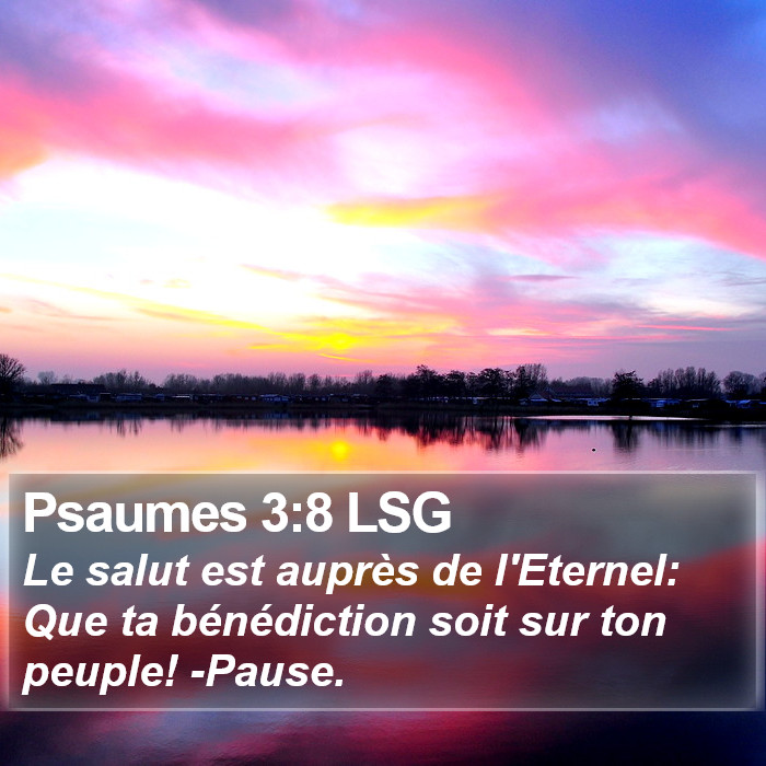 Psaumes 3:8 LSG Bible Study