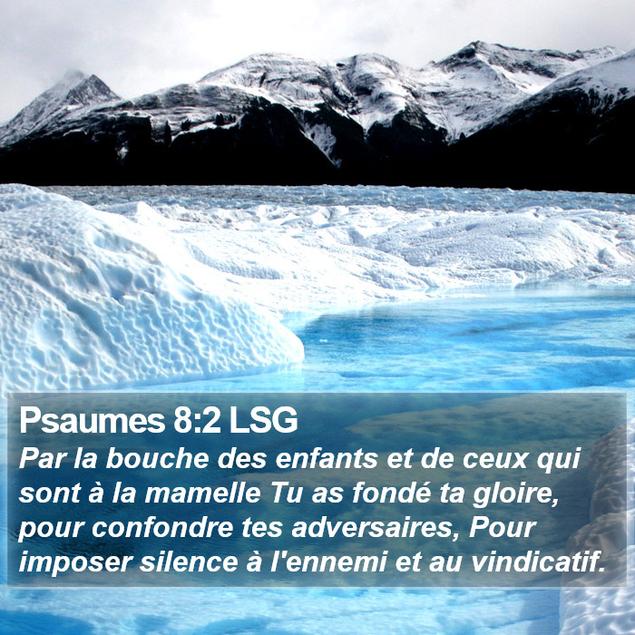 Psaumes 8:2 LSG Bible Study