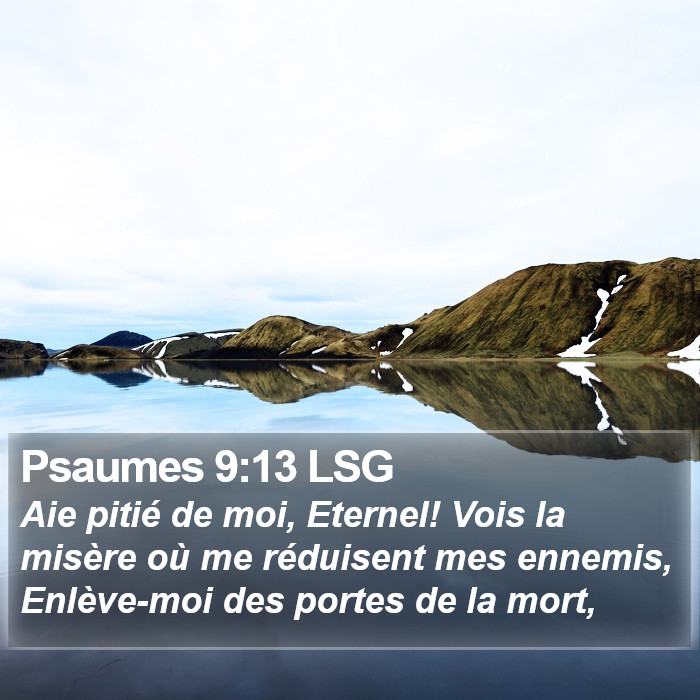 Psaumes 9:13 LSG Bible Study