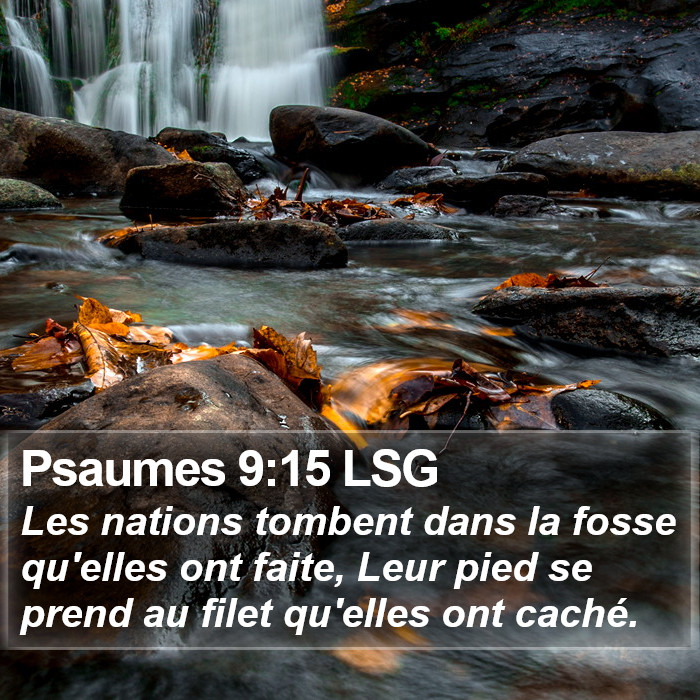 Psaumes 9:15 LSG Bible Study