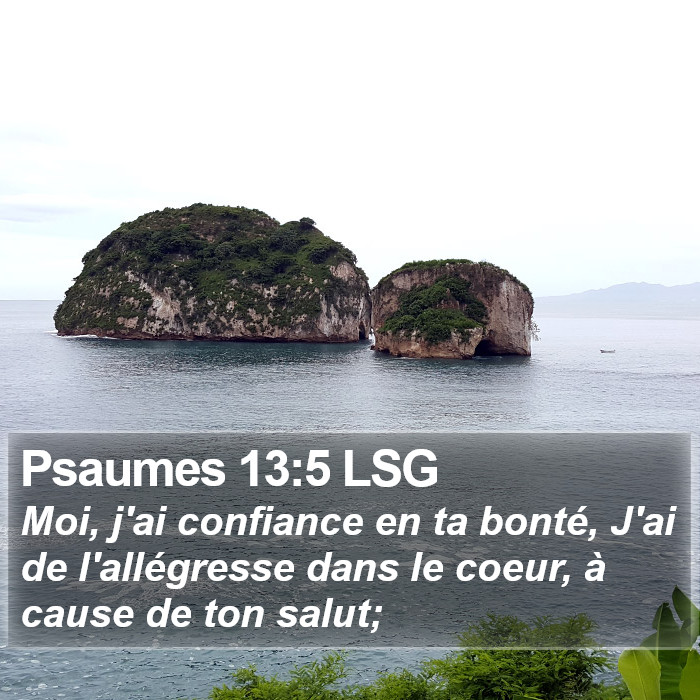 Psaumes 13:5 LSG Bible Study