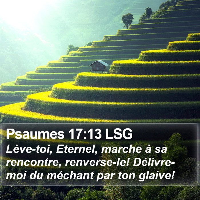 Psaumes 17:13 LSG Bible Study