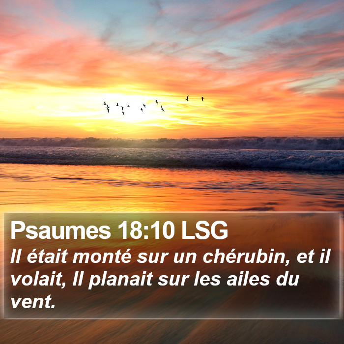 Psaumes 18:10 LSG Bible Study