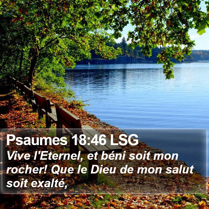 Psaumes 18:46 LSG Bible Study