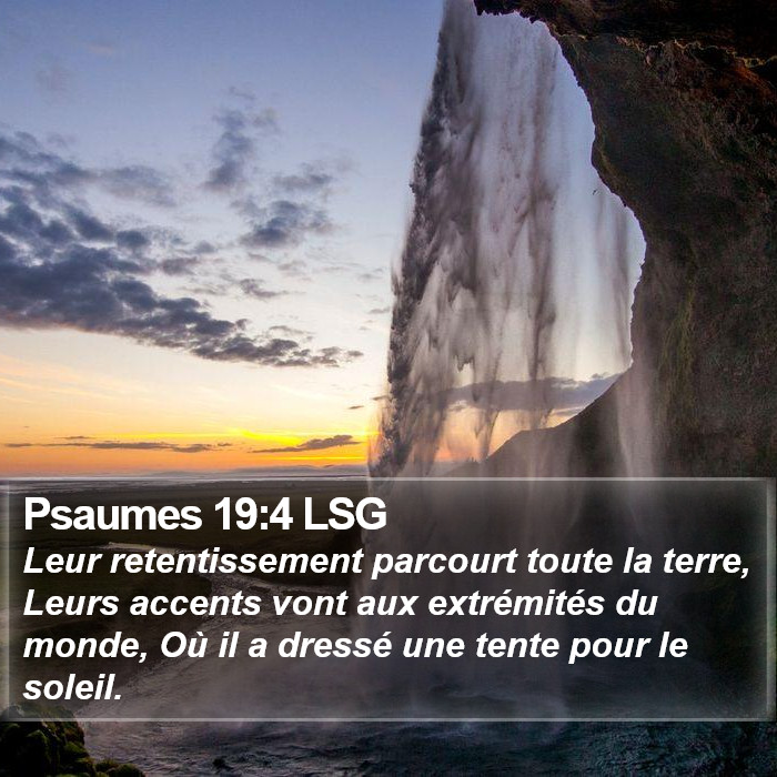 Psaumes 19:4 LSG Bible Study