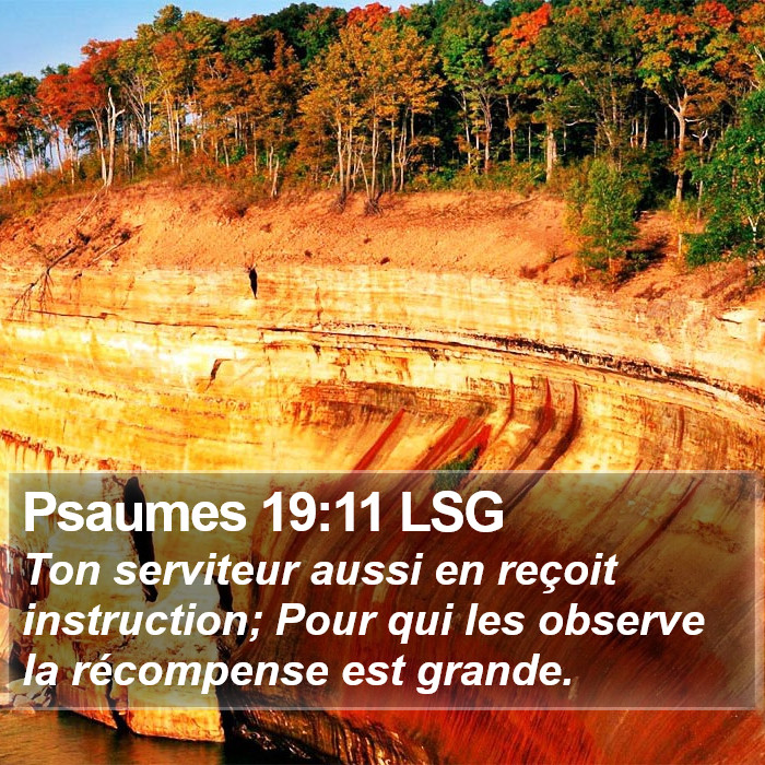 Psaumes 19:11 LSG Bible Study