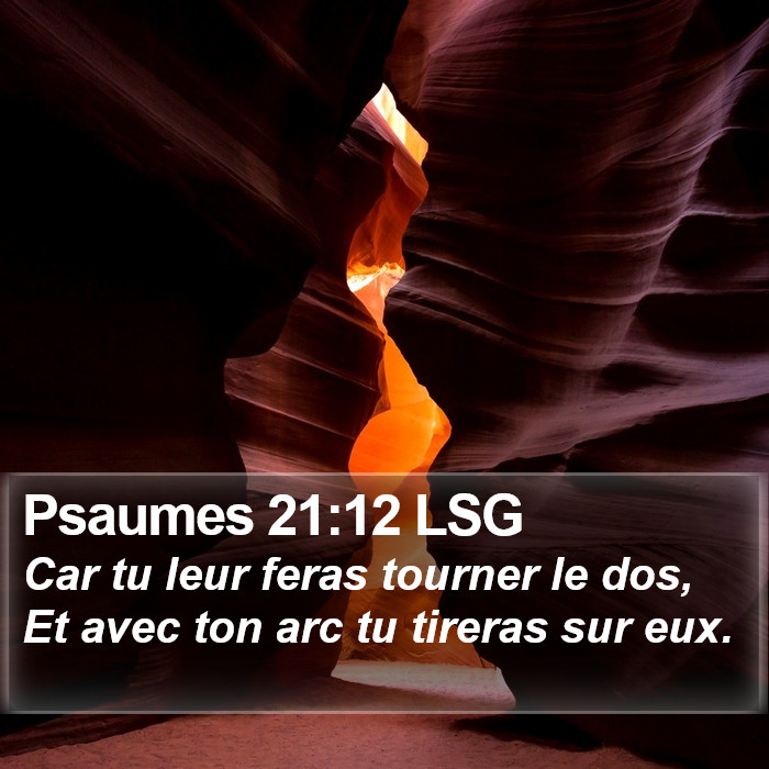 Psaumes 21:12 LSG Bible Study
