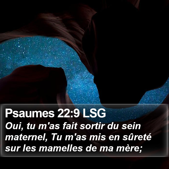 Psaumes 22:9 LSG Bible Study